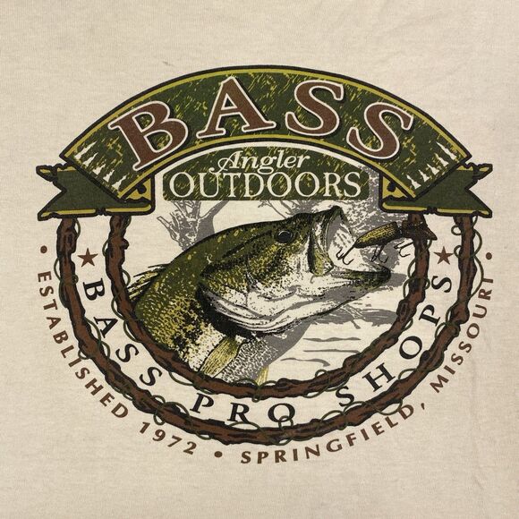 VTG Carousel Trading Bass Pro Shops T Shirt Single Stitch Missouri Shirt Size XL - Picture 5 of 8